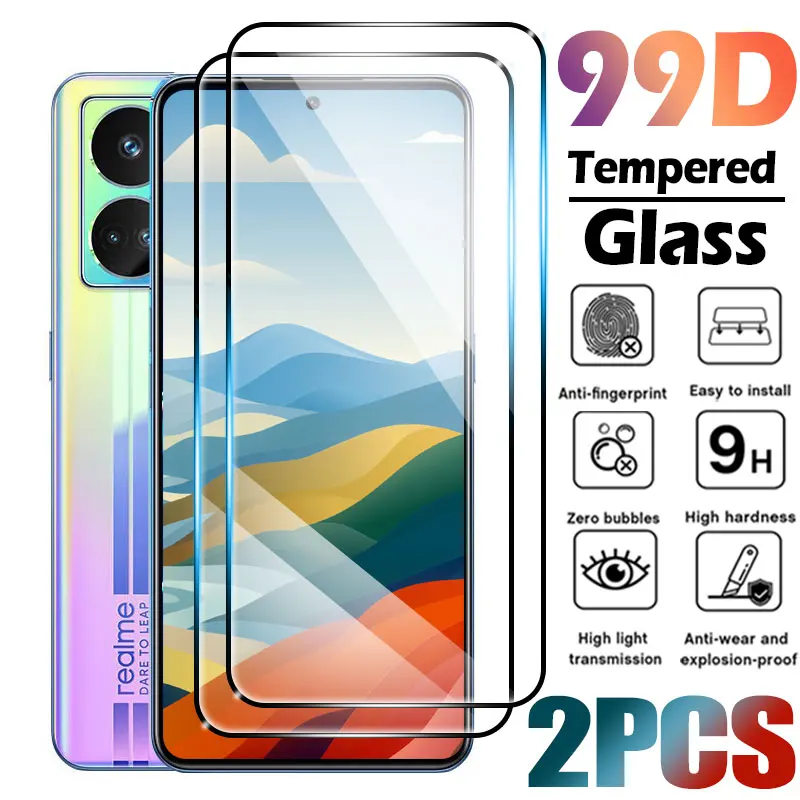 Realme C67 - 2 Buah Kaca Tempered untuk Realme
