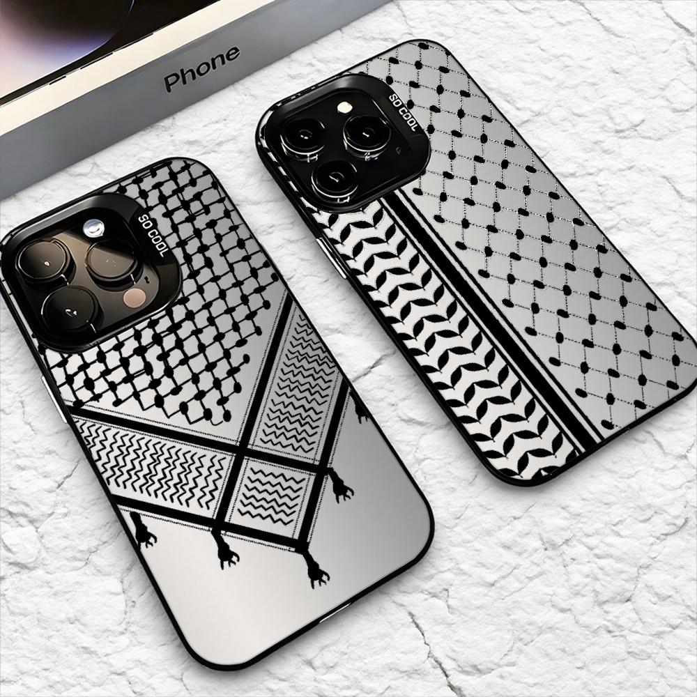 Apple Iphone 16 - Casing Ponsel Keffiyeh Palestina Untuk IPhone