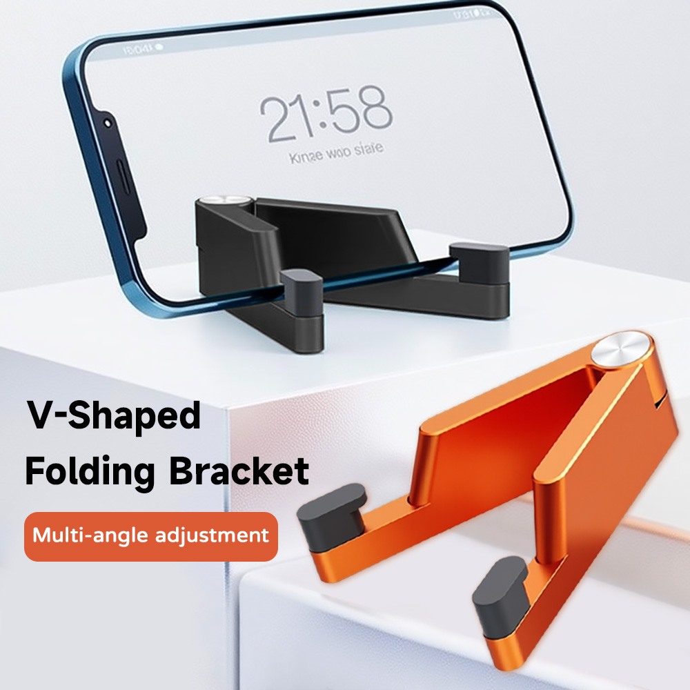 Tablet Holder Accessories - Braket Lipat Berbentuk V Dudukan Ponsel