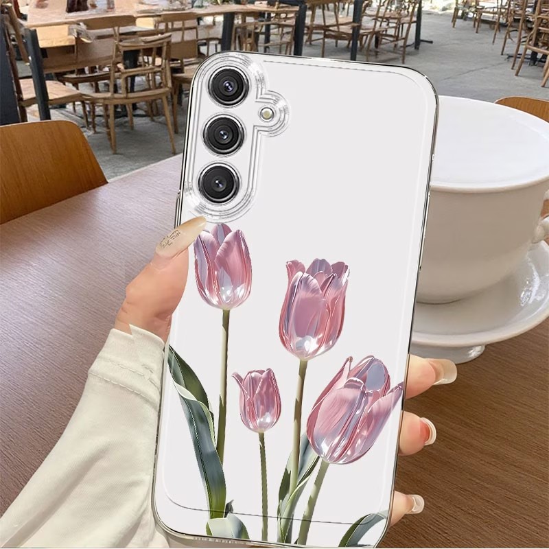 Samsung Galaxy A55 - Casing Ponsel Transparan untuk Samsung Galaxy