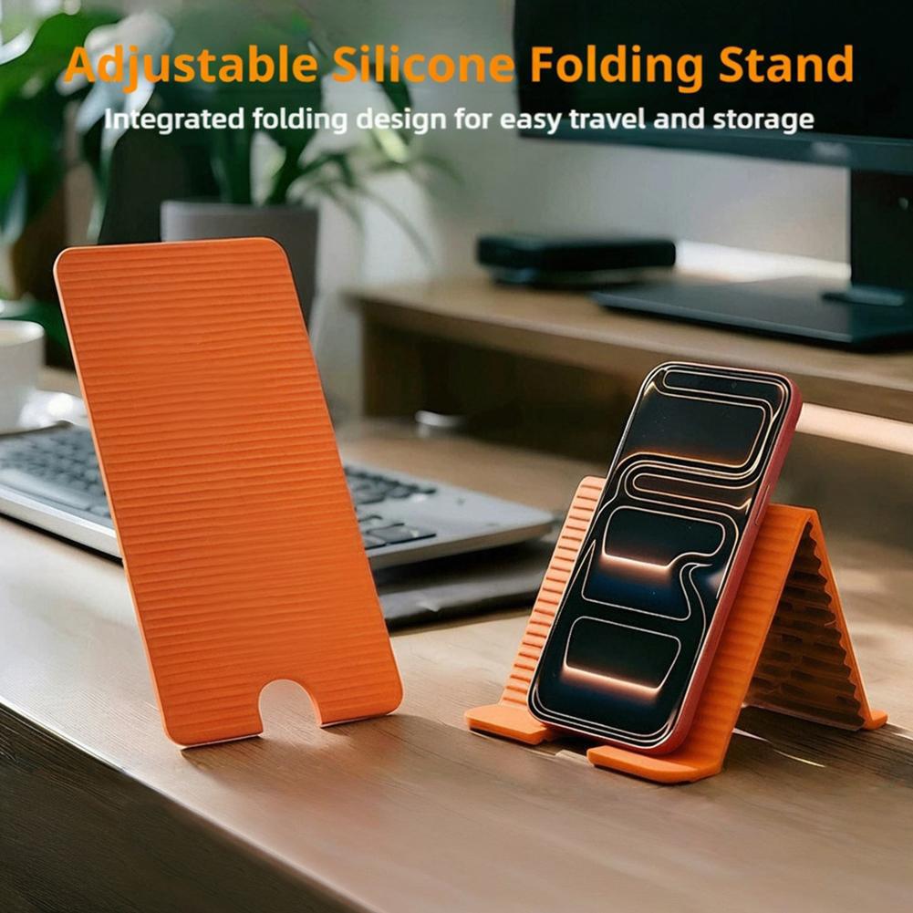 Tablet Holder Accessories - Penyangga Ponsel Silikon Lipat Fleksibel untuk