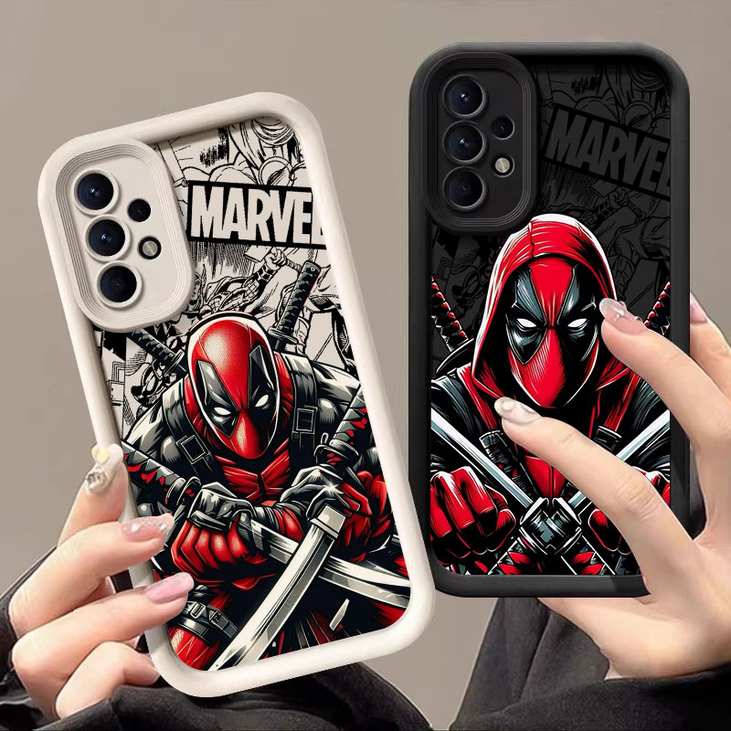 Samsung Galaxy A55 - Casing Marvel Deadpool Pendekar Pedang untuk