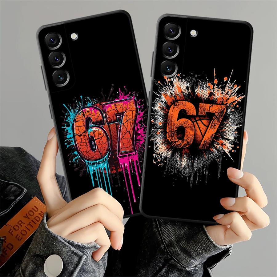 Samsung Galaxy A55 - Casing Graffiti Basketball 67 untuk Samsung