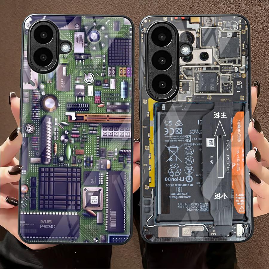 Samsung Galaxy A55 - Casing Pelindung Kaca untuk Samsung Galaxy