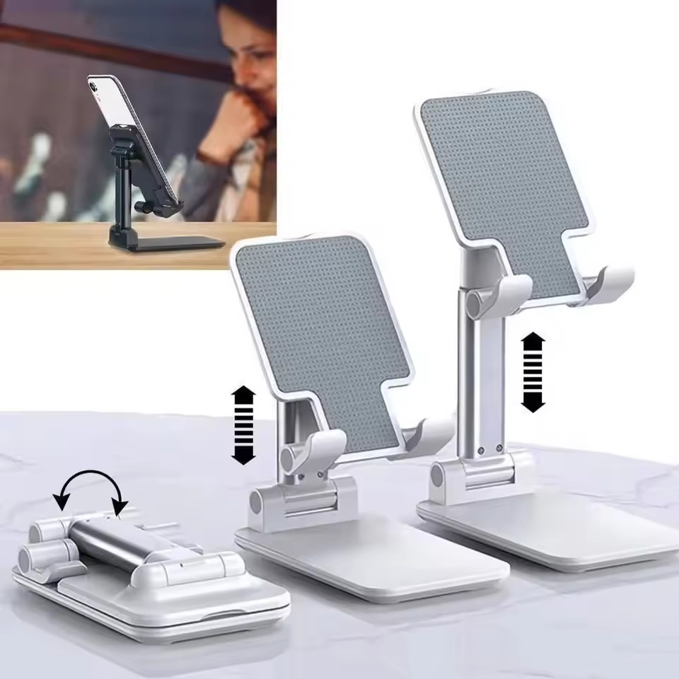 Tablet Holder Accessories - Penyangga Tablet Desktop Berkualitas Tinggi, Lipat,