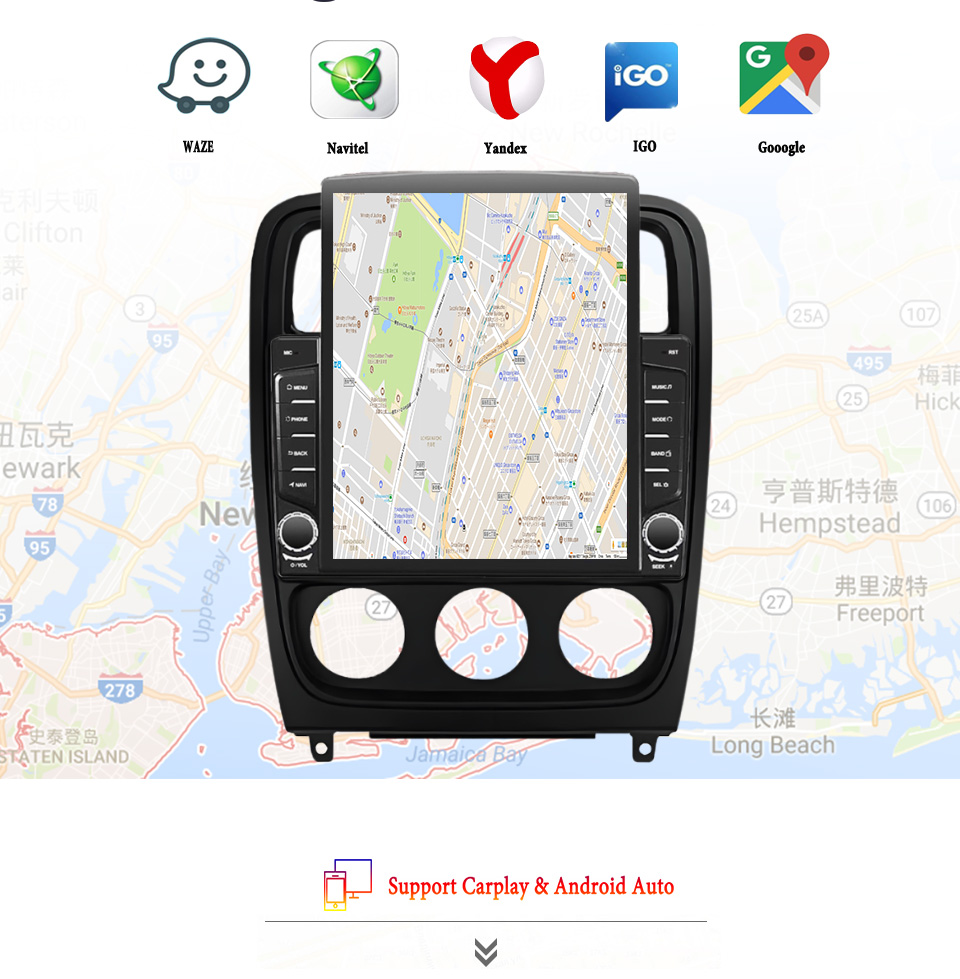 Tablet Danish Mobile & Accessories - 8G+128G Android 14 Untuk Dodge Caliber
