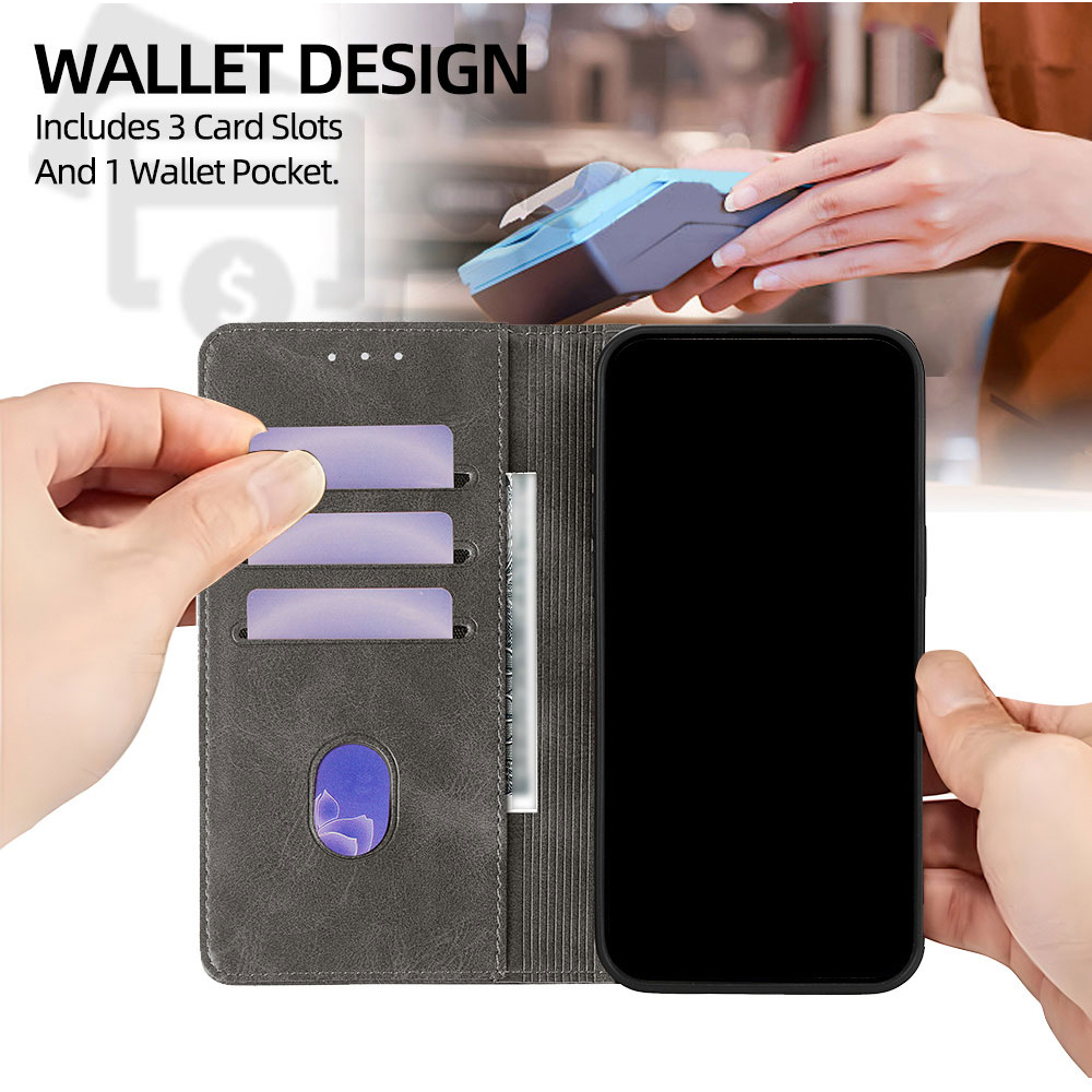 Casing Kulit Penyangga Kartu F - Realme C67 ulasan dan harga