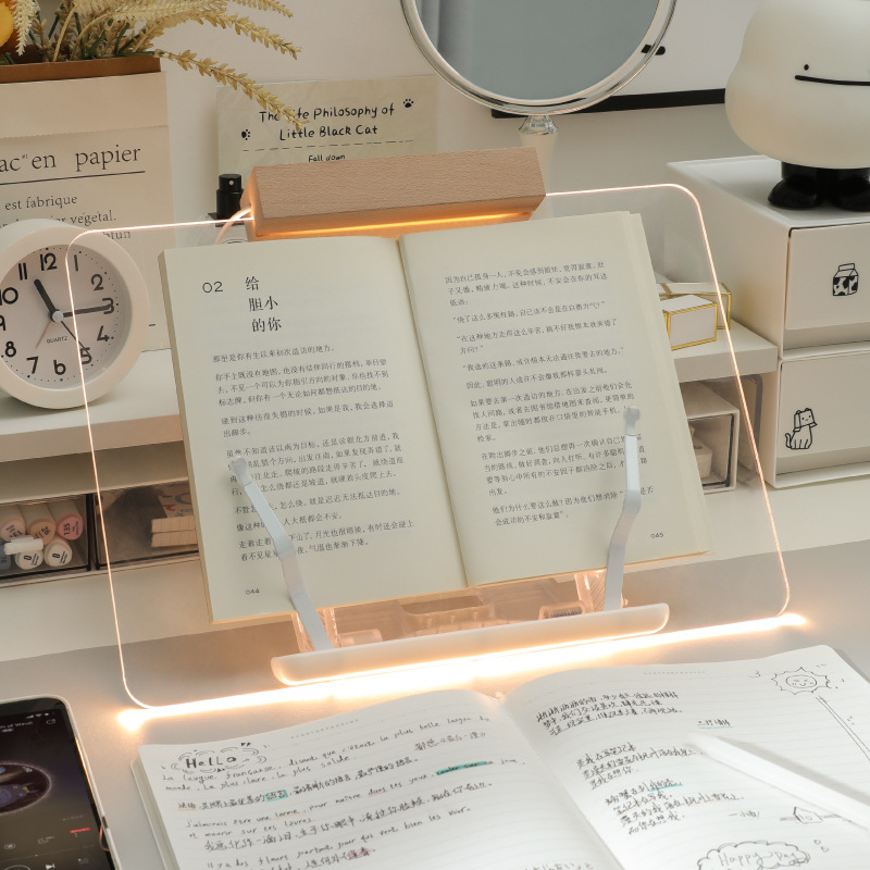 Stands Baca Akrilik Transparan - Laptop Tablet Accessories ulasan dan harga
