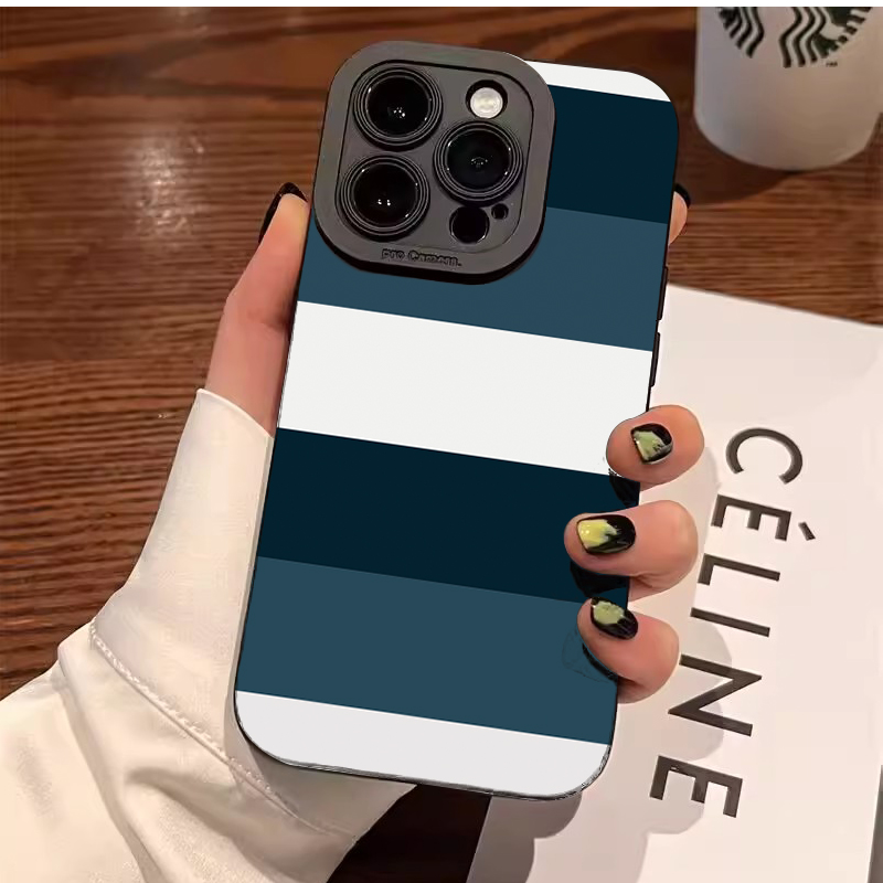 Casing Ponsel Pola Garis Biru  - Samsung Galaxy A55 ulasan dan harga