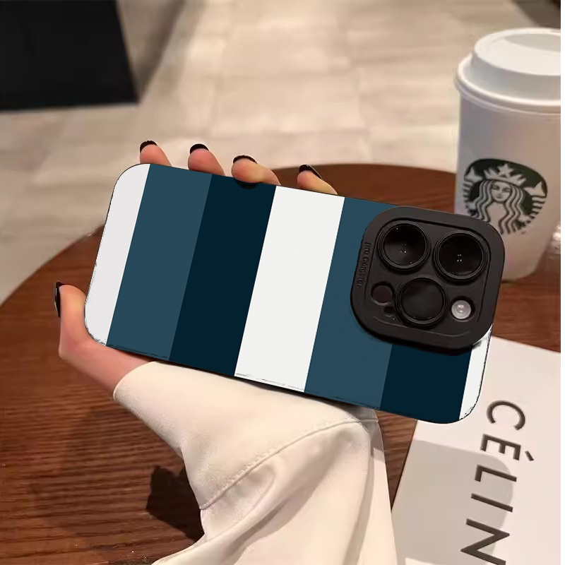 Casing Ponsel Pola Garis Biru  - Samsung Galaxy A55 ulasan dan harga