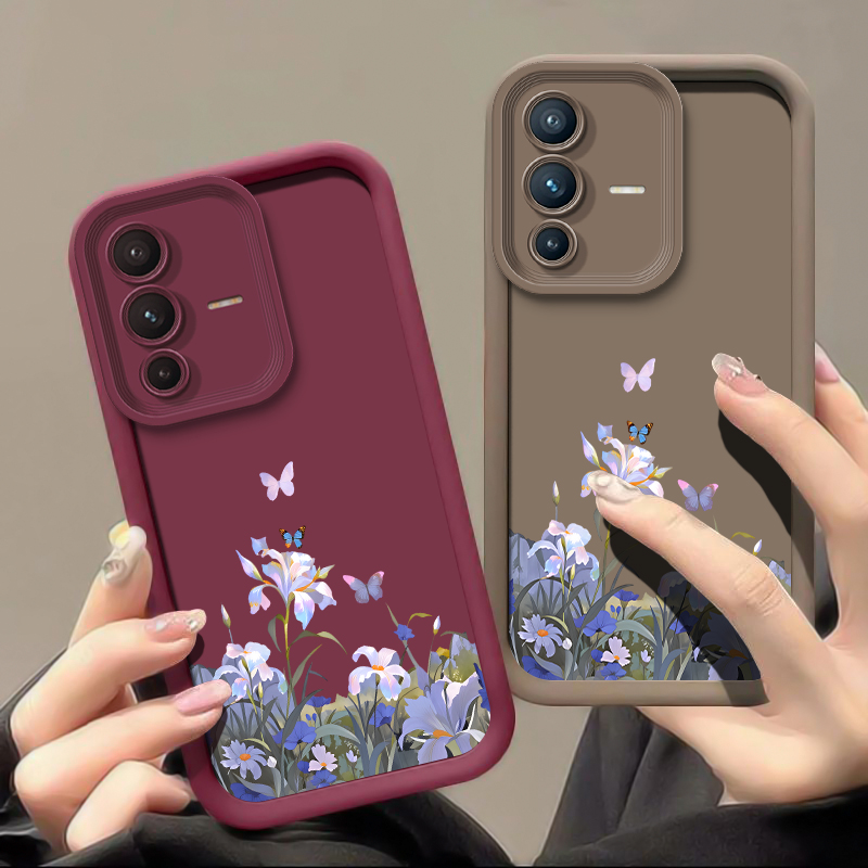 Casing Ponsel Motif Bunga Kupu - Vivo X200 ulasan dan harga