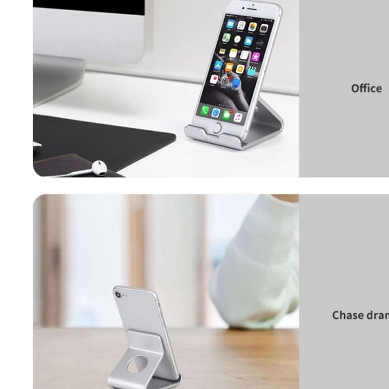 Penyangga Ponsel Desktop Logam - Tablet Holder Accessories ulasan dan harga
