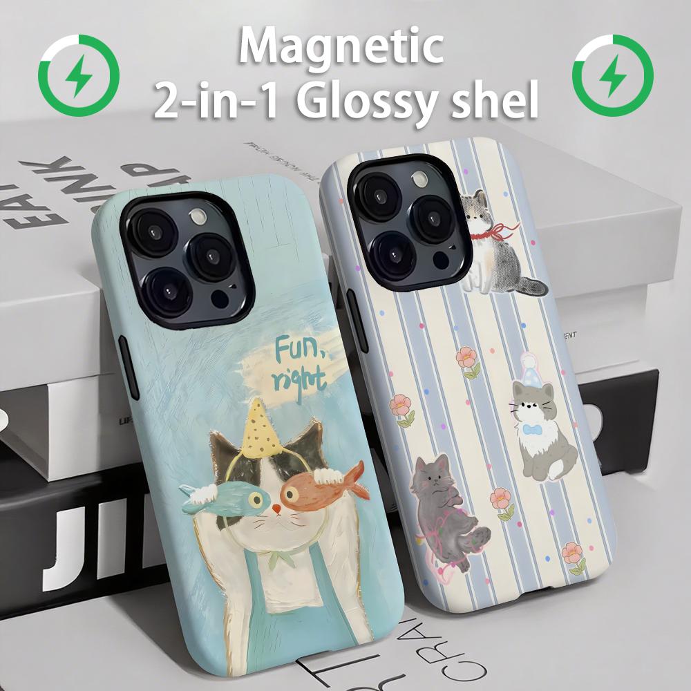Casing Ponsel Kucing dan Anjin - Apple Iphone 16 ulasan dan harga