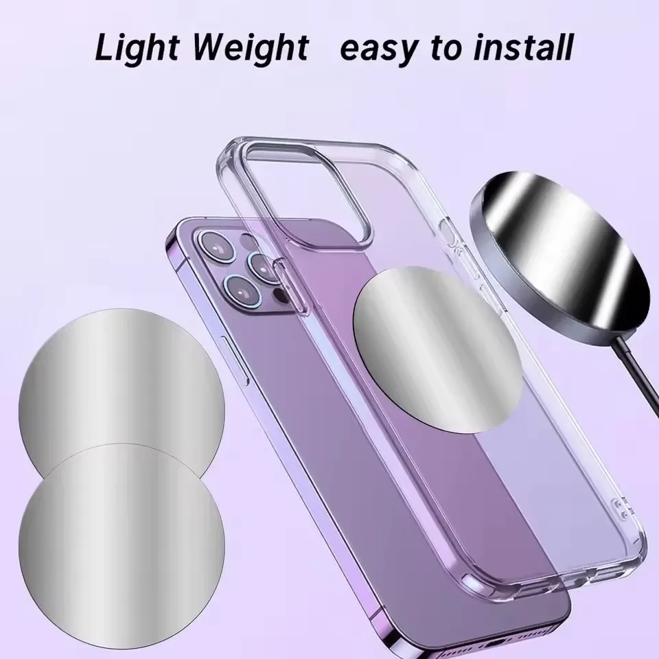 1-5 Buah Disk Pelat Logam Magn - Tablet Holder Accessories ulasan dan harga