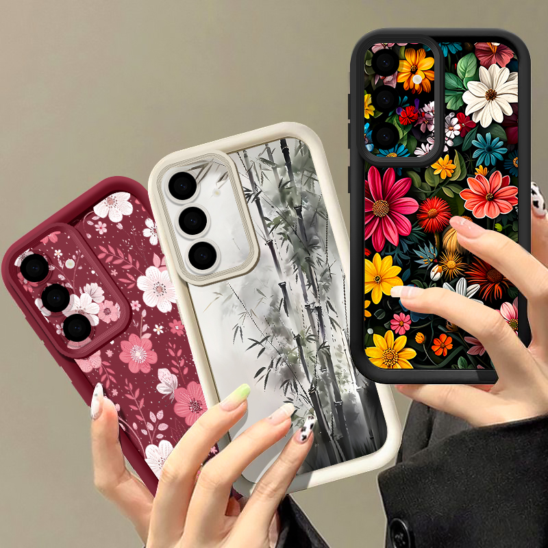 Casing Pola Bunga Warna-warni  - Samsung Galaxy A55 ulasan dan harga