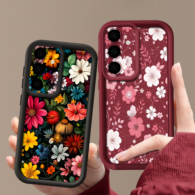 Casing Pola Bunga Warna-warni  - Samsung Galaxy A55 ulasan dan harga
