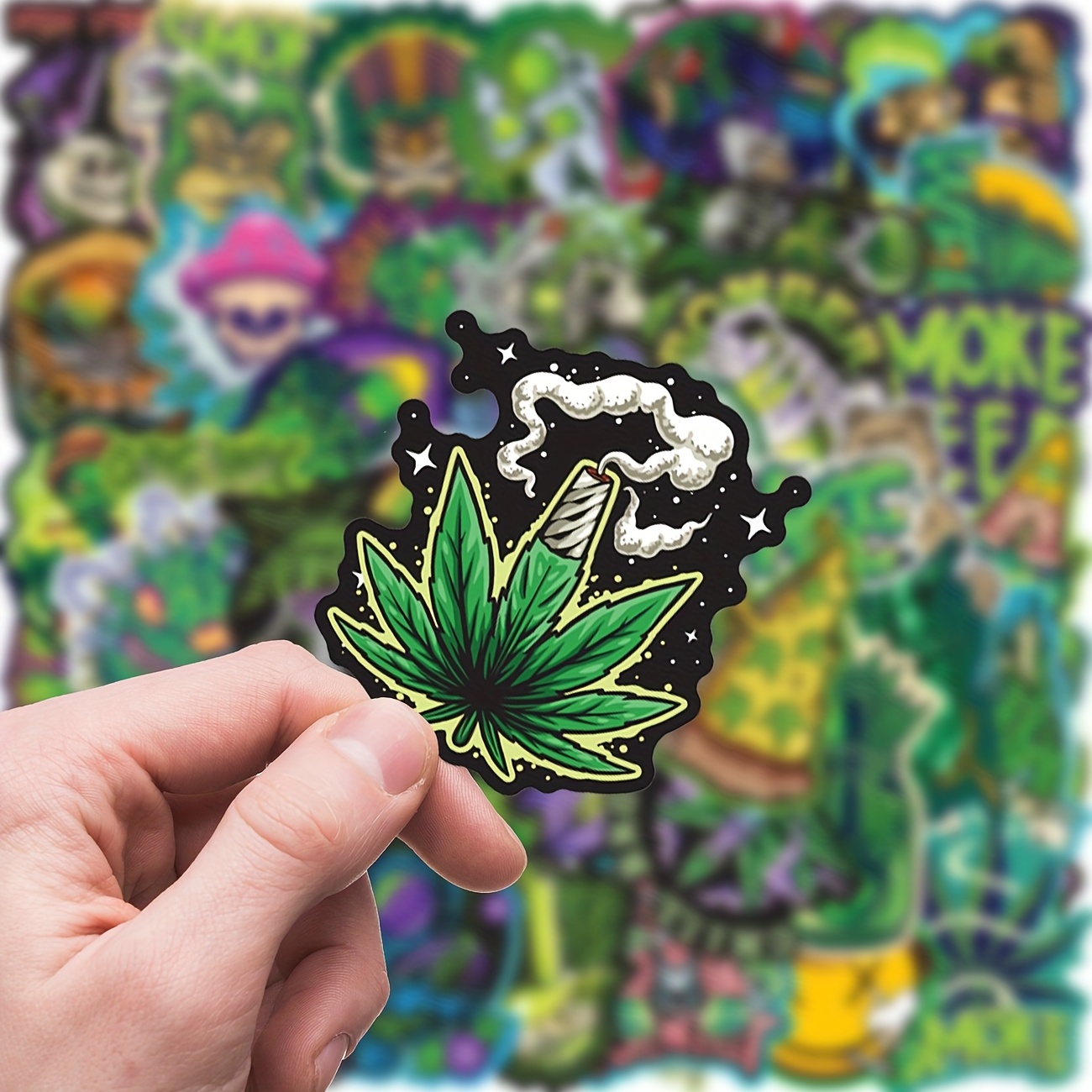 Stiker daun untuk botol air, s - Tablet Accessories For Girls ulasan dan harga