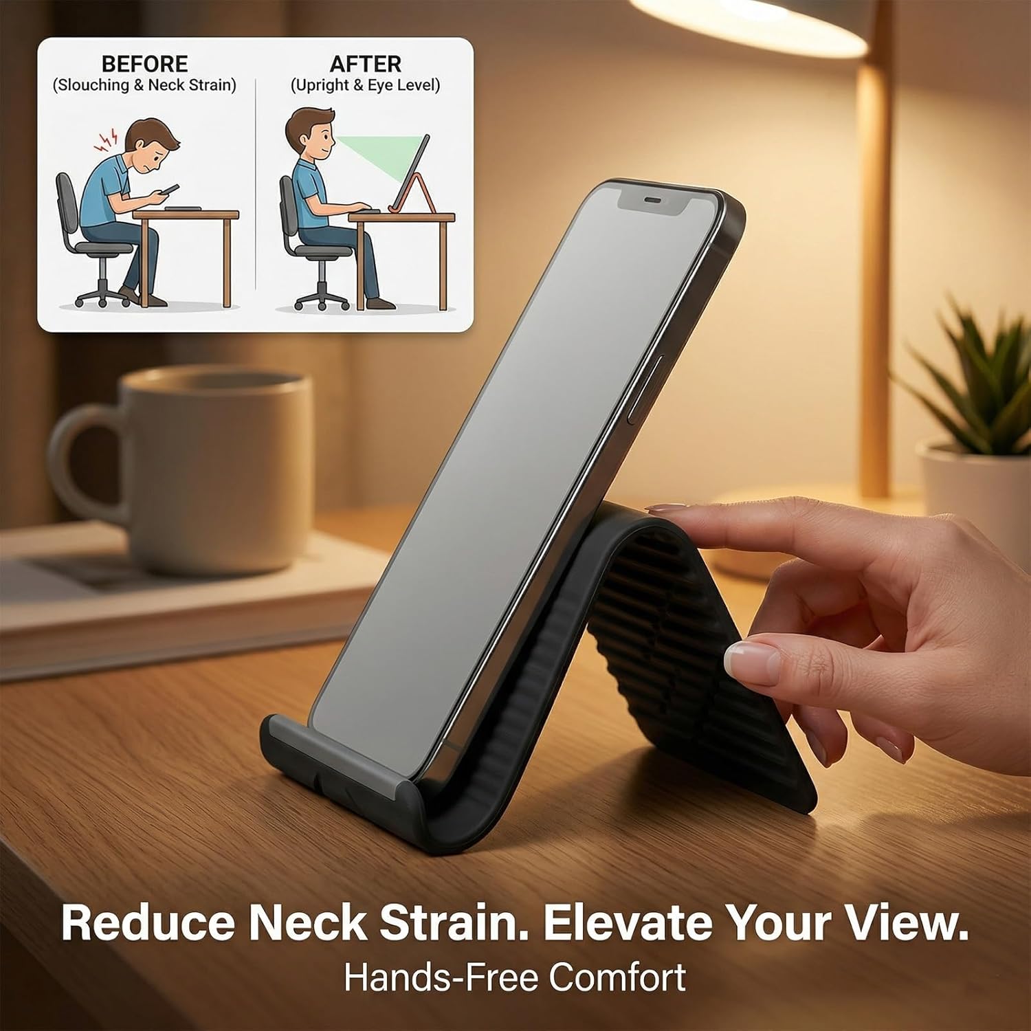 Penyangga Ponsel Silikon Lipat - Tablet Holder Accessories ulasan dan harga