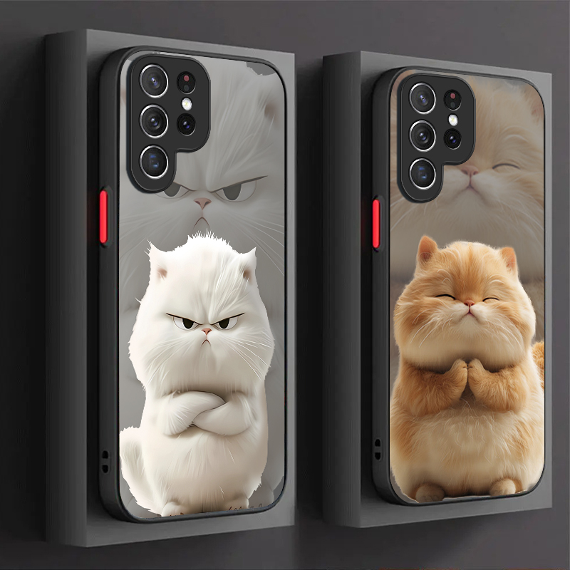 Casing Gaya Pasangan Kucing Ma - Samsung Galaxy A55 ulasan dan harga