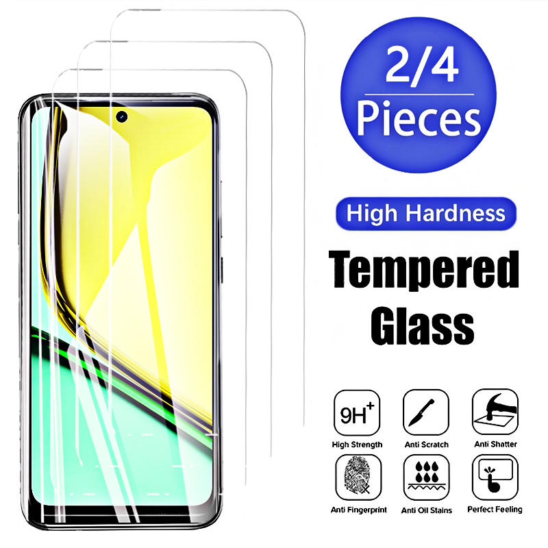 4 Buah 2 Buah Kaca Tempered An - Realme C67 ulasan dan harga