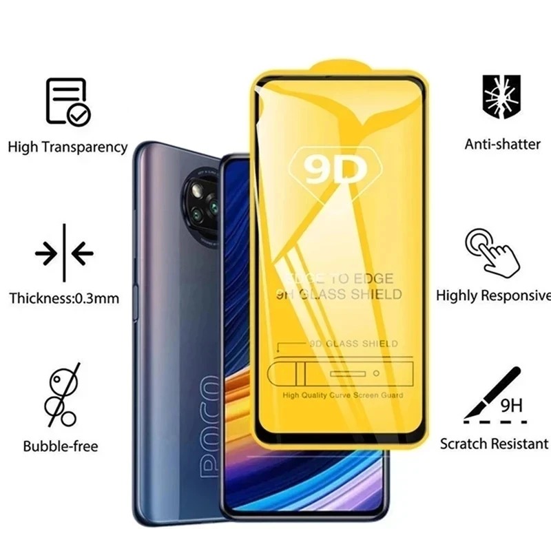 Kaca pelindung Cover penuh 9D  - Realme C67 ulasan dan harga