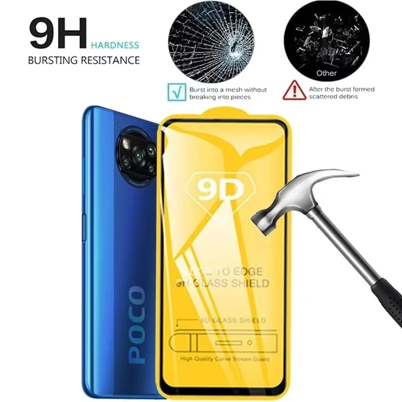 Kaca pelindung Cover penuh 9D  - Realme C67 ulasan dan harga