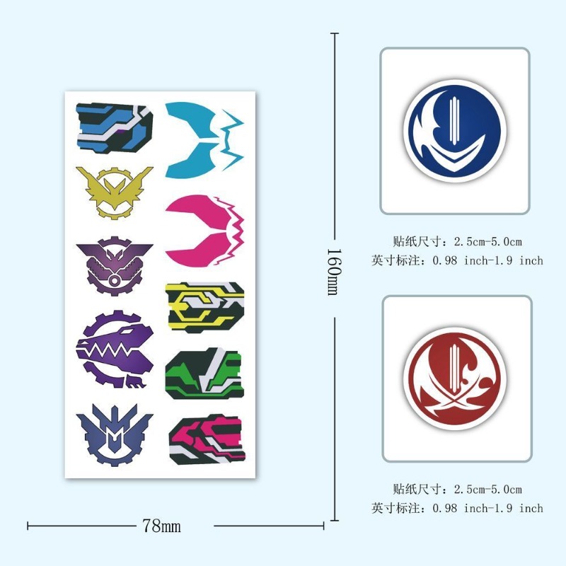 60 Lembar Stiker Logo Kamen Ri - Laptop Tablet Accessories ulasan dan harga