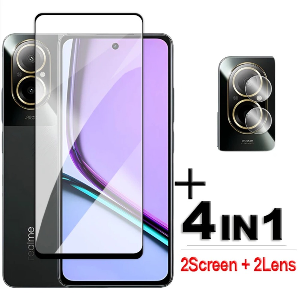 Kaca Tempered 4in1 untuk Realm - Realme C67 ulasan dan harga